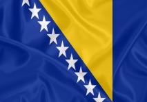 Bandeira Bósnia e Herzegovina